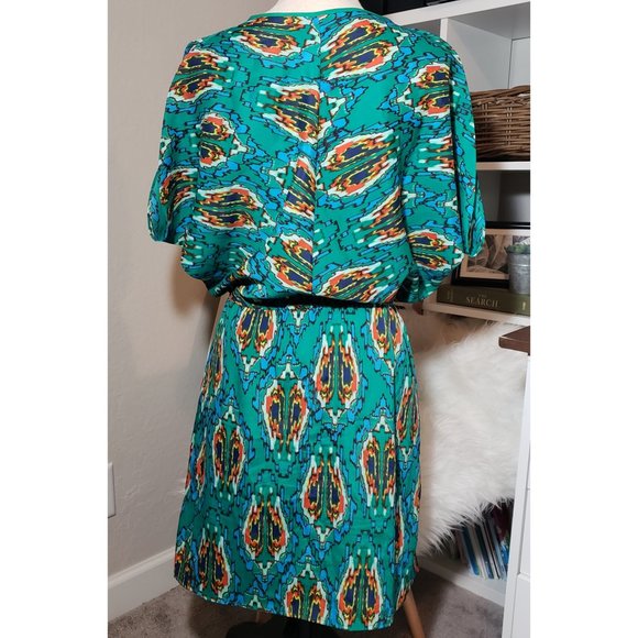 Collective concepts l Teal Cold-shoulder Dress XS - Picture 5 of 7